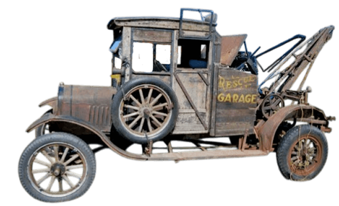 Antique Model T wrecker